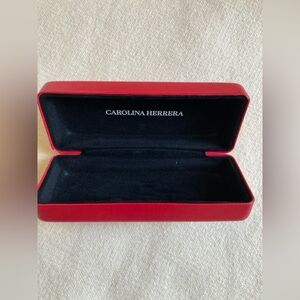 Carolina Herrera Vibrant Red sunglass case